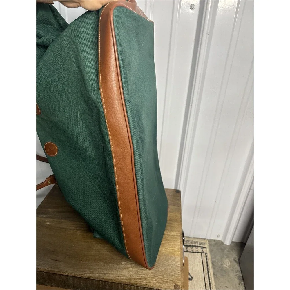 Vintage Polo Ralph Lauren Green Canvas Duffle Bag Large Fragrance Promo ‘90’s